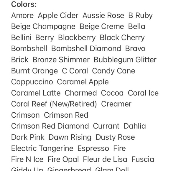 LipSense 2.5 ml Mini Colors/Glosses - Choose Any 5 From Colors Listed in Photos - Picture 10 of 12